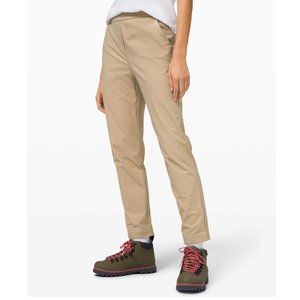 Lululemon Your True Trouser 7/8 Pant 28" / Size 12 / Trench Beige High Rise